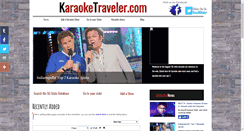 Desktop Screenshot of karaoketraveler.com